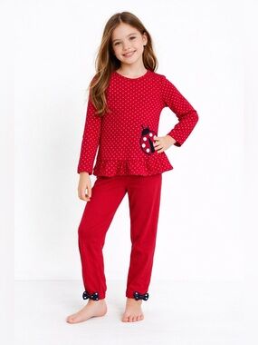 Gymboree Red Pajama Set Cozy Sleepwear/size 8